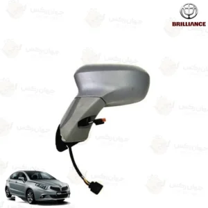 آینه جانبی چپ مناسب برلیانس H230 - سمت راننده (رنگ خام)