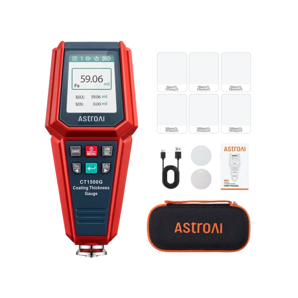 ضخامت‌سنج دیجیتال رنگ خودرو AstroAI مدل CT1500G